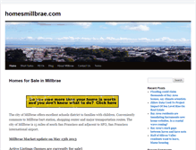 Tablet Screenshot of homesmillbrae.com